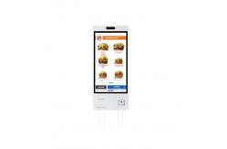 China 43 Self Ordering Digital Signage Kiosk 500 Nits Brightness With 5MP Camera supplier