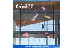 China Ultrathin Crashproof Transparent LED Video Wall 256x64 Durable supplier