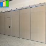 Metal Folding Screen Acoustic Room Dividers Sliding Partition Door Aluminum Frame For Mosque for sale