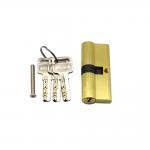 54mm Zinc Alloy Mortise Double Open Door Lock Cylinder With Normal Key for sale