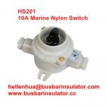 10A marine nylon electrical connectors HS201 boat switch power watering switch