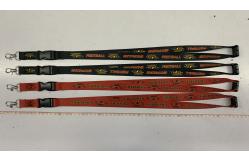 China Both Sides Sublimation Printing Lanyard Customized Pantone Color supplier