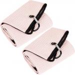 Woven Sports Golfers Towel Custom Embroidery Logo / Digital Printing Logo for sale