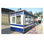Color Steel Modular Security Guard House Outdoor Police Prefab House for sale