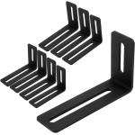 Adjustable Metal Steel Joint Right Angle Brackets for Furniture Fixing 3mm Thickness for sale