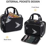 Shockproof Travel Toiletry Organizer With Hanging Hook Water Resistant Cosmetic Bag