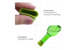 China OEM Non Toxic Reusable Silicone Wine Bottle Caps supplier
