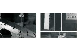 China 1.5mpa 25m/Min Hydraulic Metal Vertical Band Saw With Block supplier