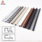 Aluminum Metal Corner Trim For Ceramic Tile Powder Coating 10.5mm Height for sale