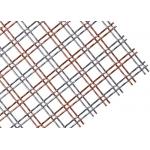 Antique Brass Architectural Woven Metal Mesh Fabric with Stainless Steel Flat Wire for sale