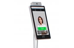 China SDK 10W 350cd/M2 Face Recognition Temperature Scanner supplier