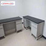 Standard Size White Chemistry Lab Workbenches Ensuring Precise Experimental Results for sale