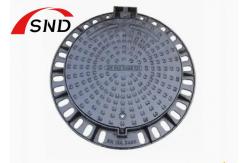 China Round Heavy Duty Ductile Iron Cover With Anti Theft D400 Cover And Frame supplier