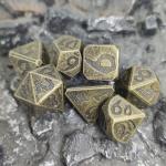 Dice Colored Polyhedral Sets Manual Grinding Practical Multipurpose Resistant Sharp Edged for sale