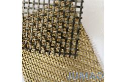 China 2m Standard Length Architectural Wire Fabric With Diamond Pattern supplier