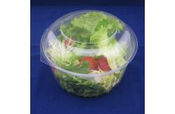 China OEM Customized Shape Disposable Plastic Salad Bowl With Lids supplier
