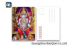 China Souvenirs Custom Lenticular Postcards 5D Effect Two Sides CMYK Printing supplier
