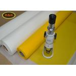 43T - 80PW High Tension Polyester Silk Screen Printing Mesh Yellow Logo Printed