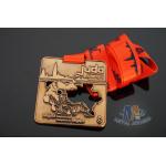 Judo Sports Events Award Medals And Ribbons Cut Out Type With Copper Or Bronze Plating for sale