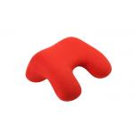 U Shaped Memory Foam Neck Pillow Cushion Cotton / Spandex Fabric Outer Cover for sale
