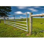 ISO-2001 Anticorrosive Agricultural 12ft Galvanised Field Gate With Hinge for sale