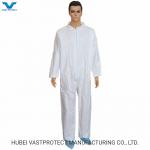 All In One Nonwoven SMS Microporous Disposable Coveralls With Open Ended Wrists Ankles for sale