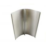 Multifunction Aluminum Curtain Wall Profile Squar / Round For Production Line