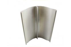 China Multifunction Aluminum Curtain Wall Profile Squar / Round For Production Line supplier
