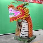 Animatronic Realistic Chinese Electric Dragon Ride Highly Interactive for sale