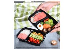 China Microwavable Take Out Pp Disposable Plastic Food Containers With Lid supplier