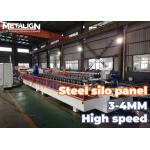 High Precision Grain Silo Roll Forming Machine With Adjustable Bending And Hydraulic Punching for sale