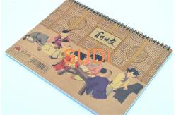 China Single Binding Spiral Pantone 120gsm Spiral Bound Presentation Book supplier