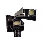Heat Insulation Aluminium Alloy Patio Fixed Casement System Window for Landscape