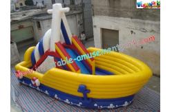 China Commercial Inflatable Pirate Slide , Inflatable Jumping Slide For Child supplier