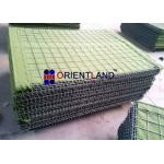 Hot Dipped Galvanized Wire Mil9 Defensive Barrier Square Hole for sale
