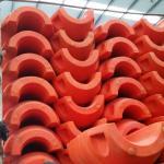 Buoyancy 150N HDPE Pipe Floaters Custom Length Good Flexibility / Impact Resistance for sale