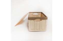 China Multifunctional Leakproof Lidded Storage Bins , Ultralight Collapsible Plastic Tote supplier