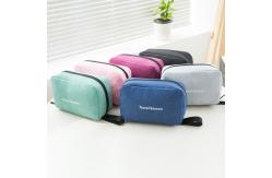 China Large Capacity Private Label Plain Polyester Makeup Bag supplier