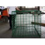 Galfan Finishing Welded Gabion Box / Pvc Coated Gabion Box Customized Size for sale