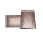 Dia 9mm Glossy Rose Gold Metallic Foil Bubble Bags Tear Proof for sale