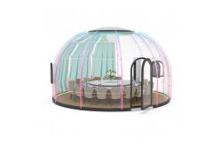 China Diameter 5.5m Small Bubble Tent PC Polycarbonate Garden Dome Bubble Tent supplier