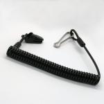 Anti Theft Security Spring Coil Lanyard Pistol Lanyard For Safety for sale