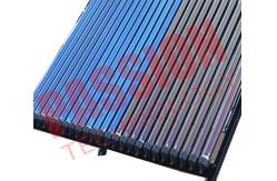 China Black Pressurized Thermal Solar Collector Heat Pipe For Swimming Pool supplier