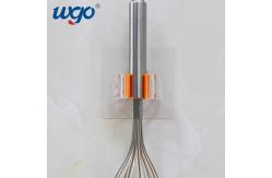 China ISO 9001 Wall Mount Broom Handle Holder 80mm With Reusable Adhesive Tape supplier