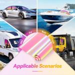 Removable Chameleon Window Tint Film No Residue Solar Control Easy Installation
