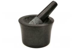 China Natural Granite Marble Stone Mortar And Pestle Set Press Kitchenware supplier