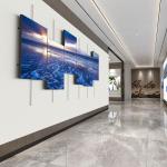 Indoor Lifting Advertising LCD Display Screens Digital Advertising Display for sale