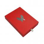 Grey Board Customize Logo Slid Drawer Paper Box Gift Package Box With Silver Foil for sale