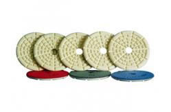 China High Precision Angle Grinder Polishing Pad With Straight Or Curved Slots Face supplier