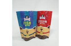 China k Foil Pouch Packaging Pet Food Bag 120 Micron Thickness With Clear Window supplier